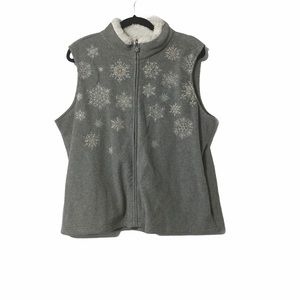 CROFT & BARROW Fleece Vest Size XL